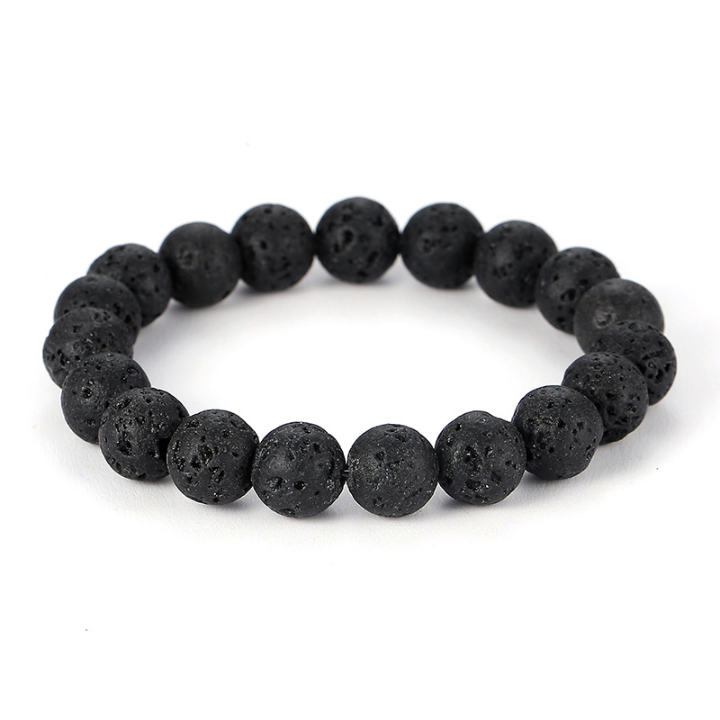 Black Lava Volcanic Rock Bracelet 2