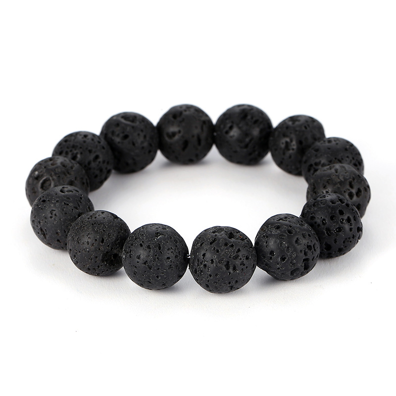Black Lava Volcanic Rock Bracelet 4