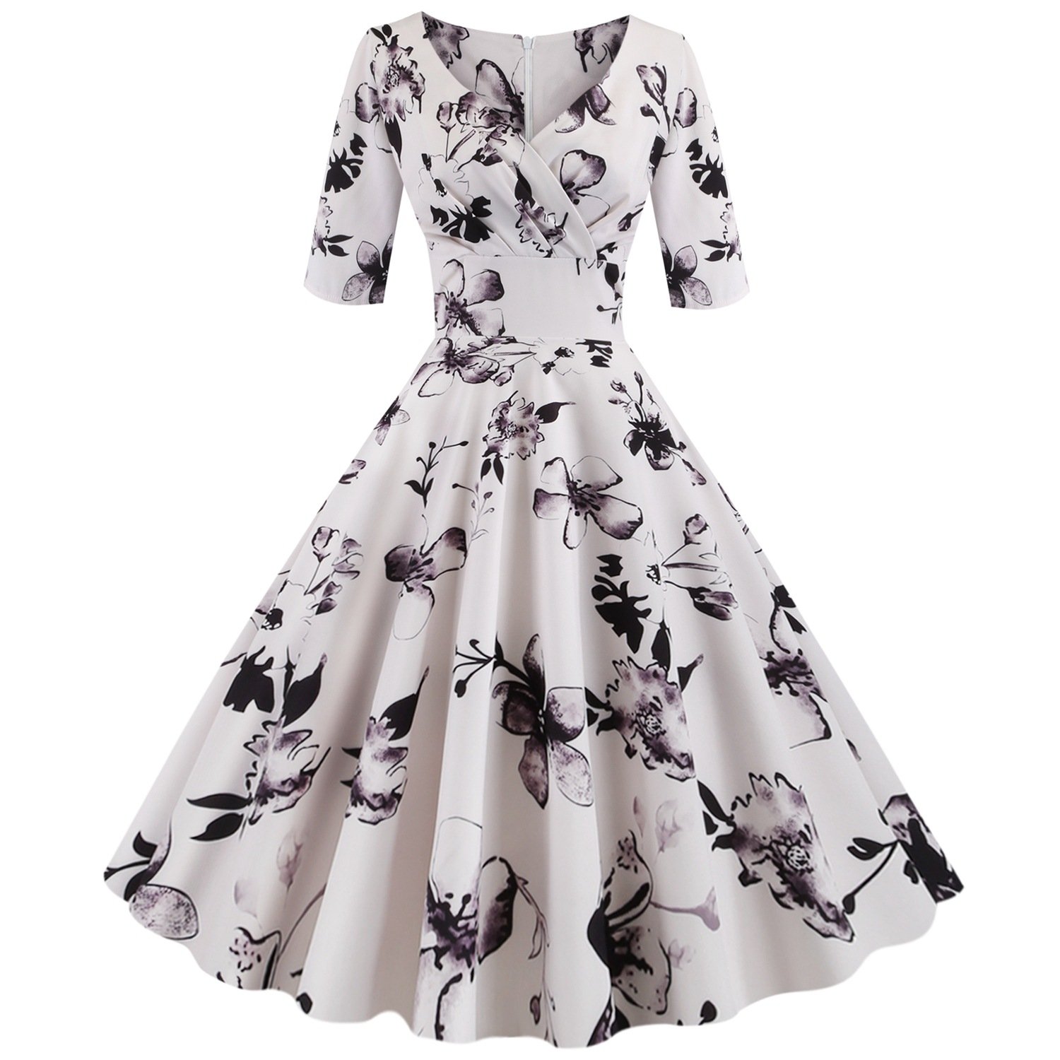 Hepburn Style Vintage Dress