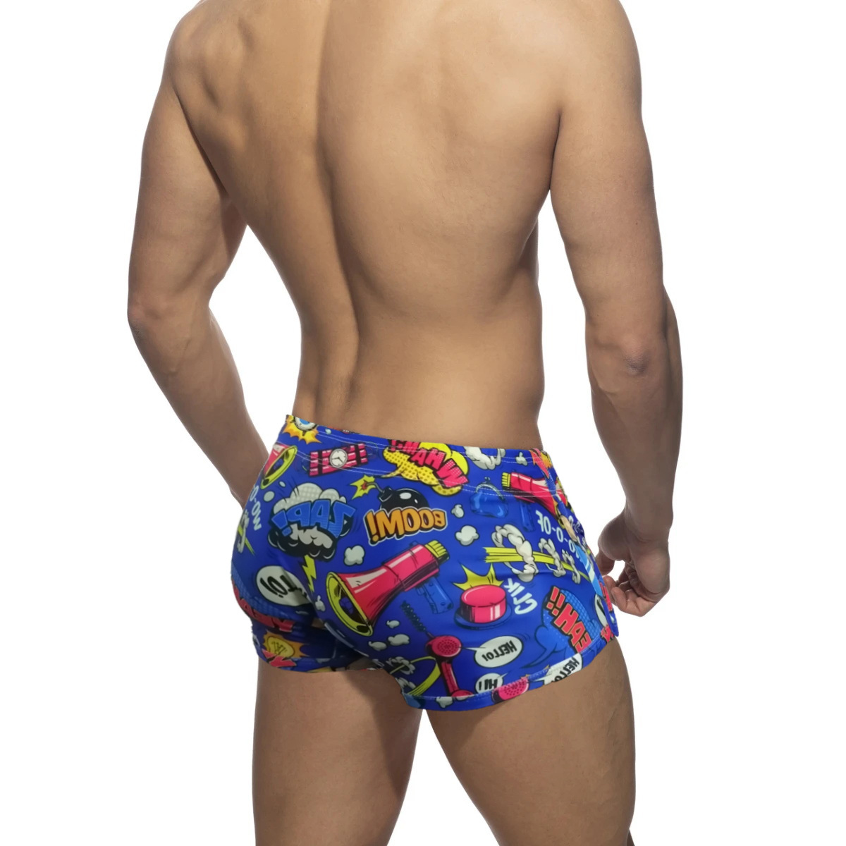 Boys' Nylon Bikini Boxer Swimming Trunks 2