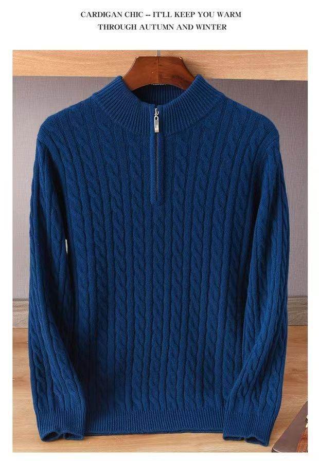 Men's Thick Twist Sweater Image 5