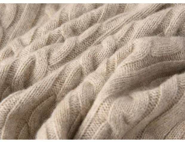 Men's Thick Twist Sweater Image 6