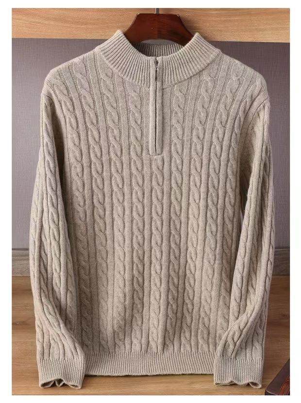 Men's Thick Twist Sweater Image 3