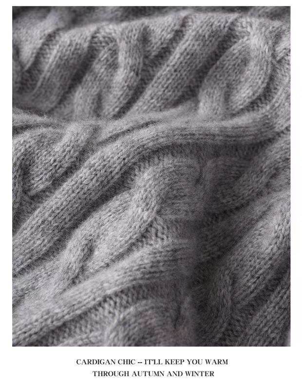 Men's Thick Twist Sweater Image 4