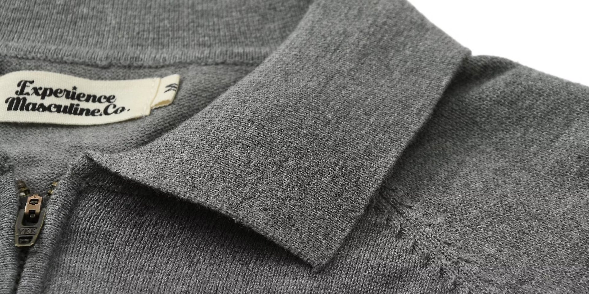 Men's Half Zipper Polo Shirt