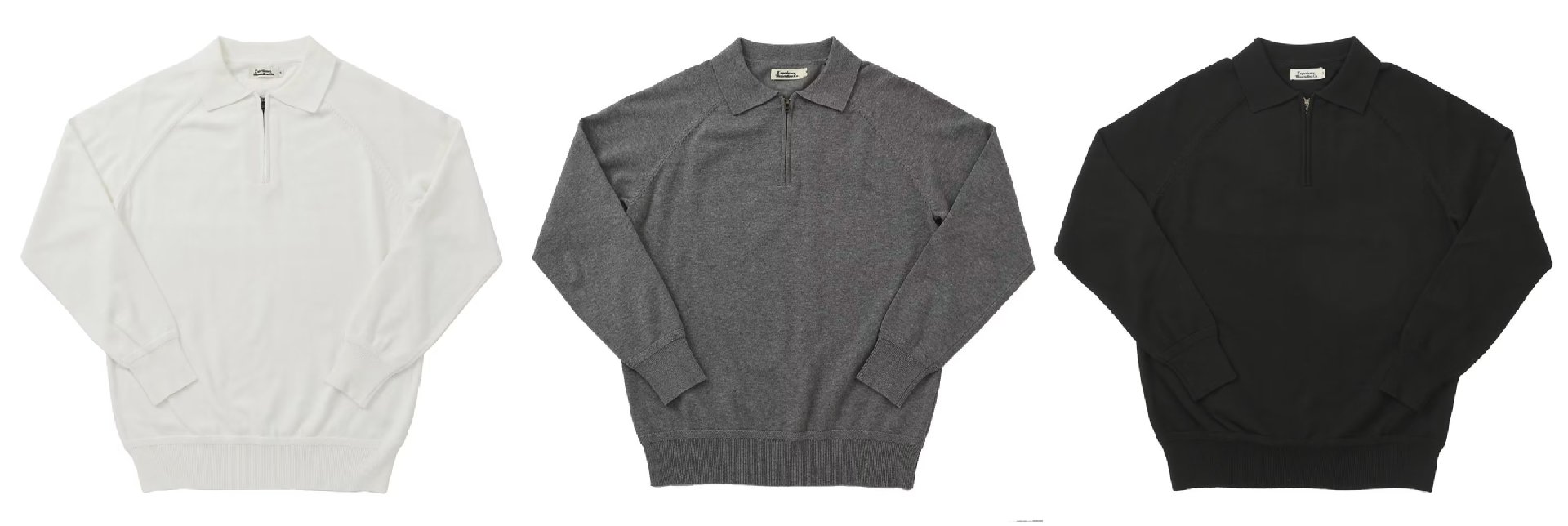Men's Half Zipper Polo Shirt