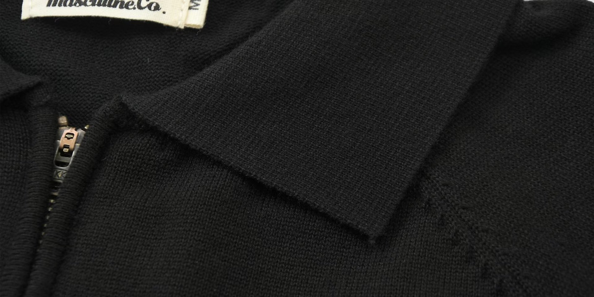 Men's Half Zipper Polo Shirt