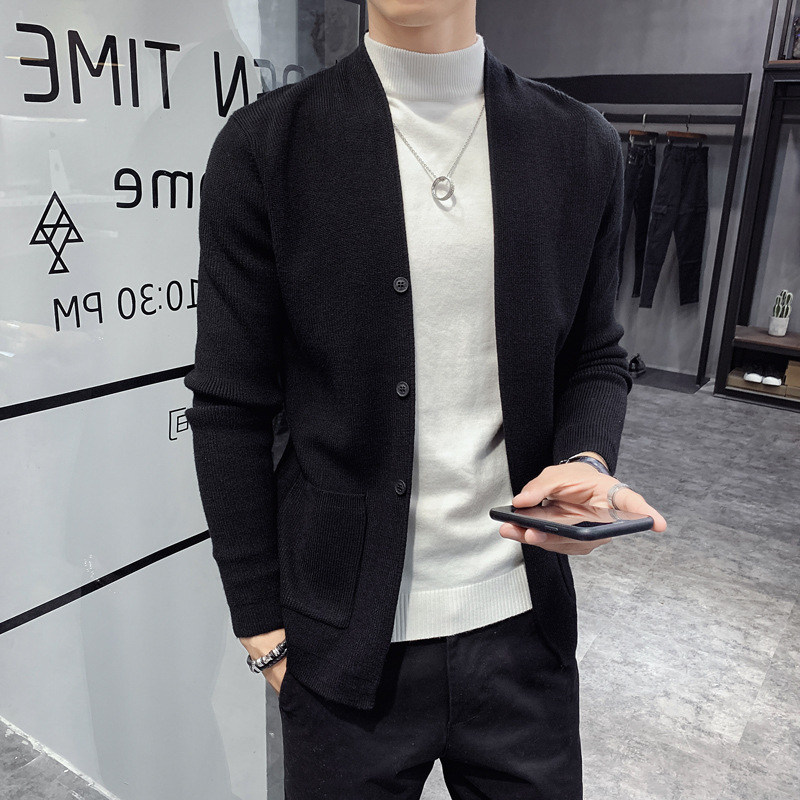 Slim-fit V-neck Sweater Image 2