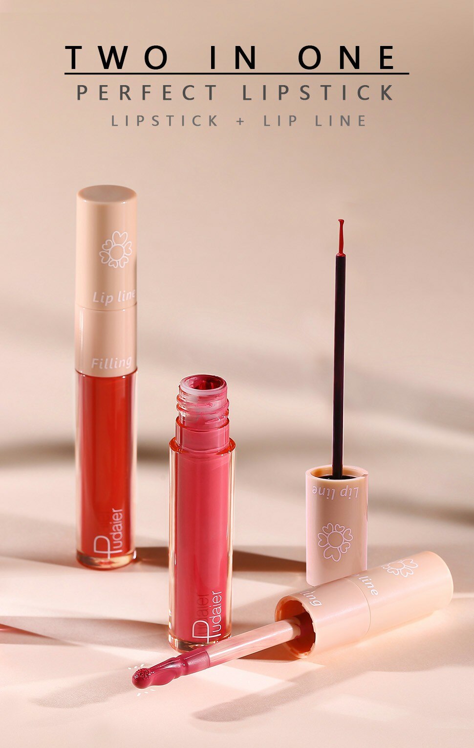 Pudaier Dual Lipstick Color 1