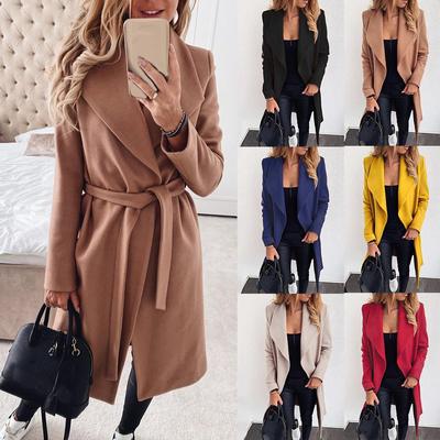 Lapel Woolen Coat - Styled Outfit