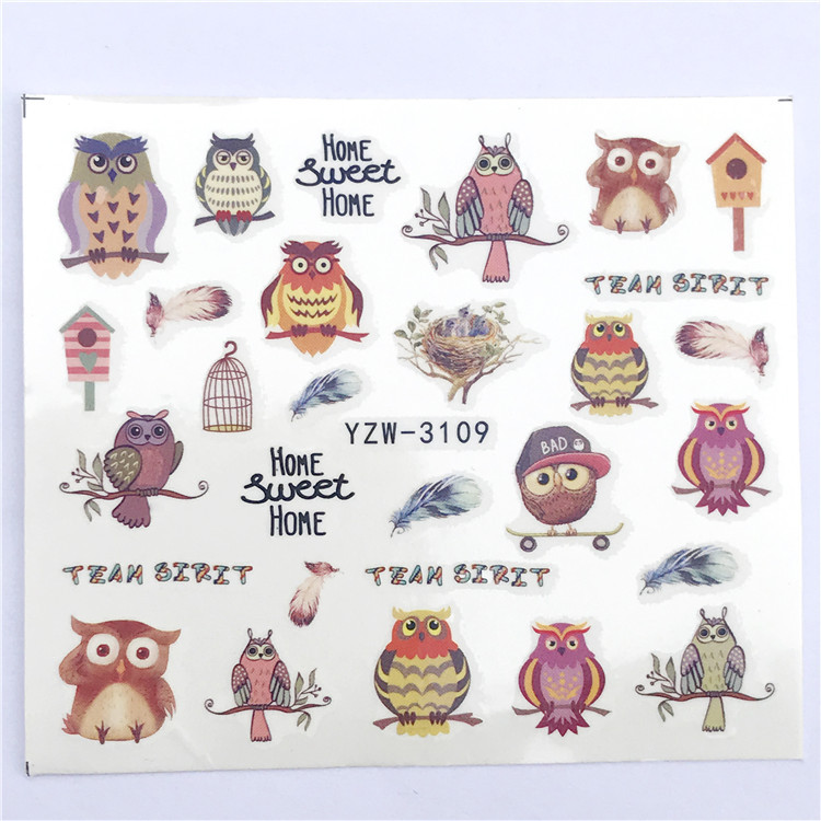 Animal and Plant Nail Stickers
