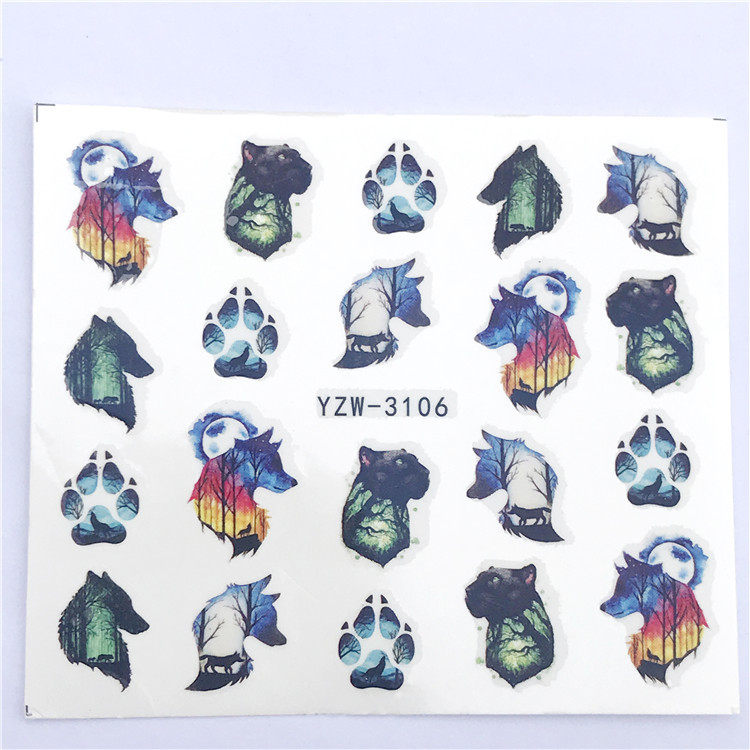 Animal and Plant Nail Stickers
