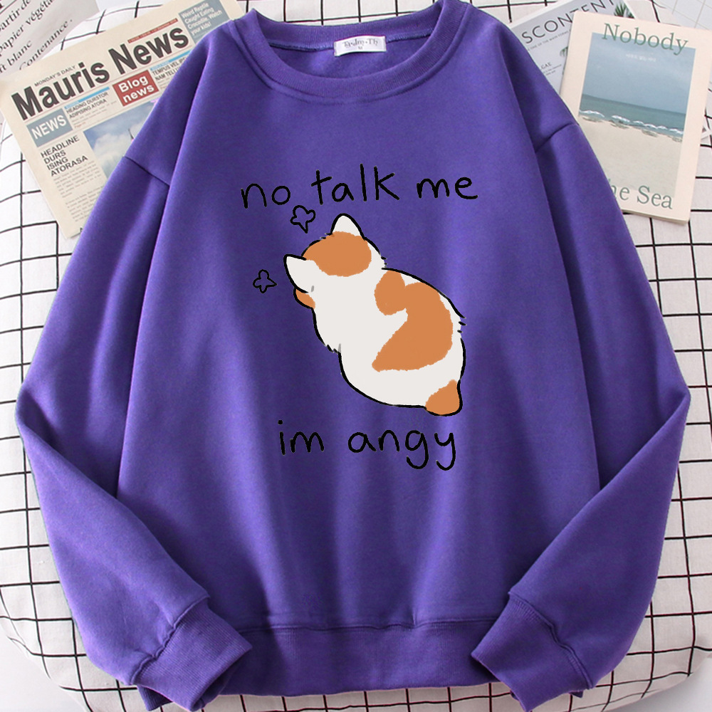 Chic Casual Cat Print Sweatshirt 7