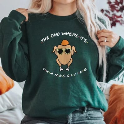 Thanksgiving Sweatshirt Details