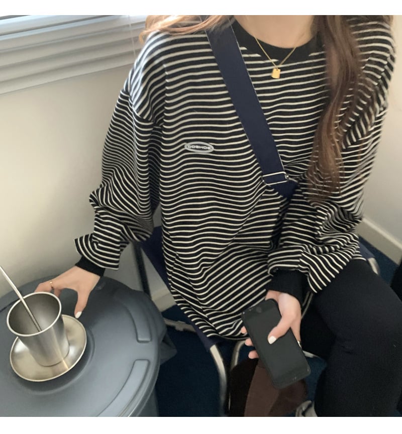 Thin Striped Sweater Image 5