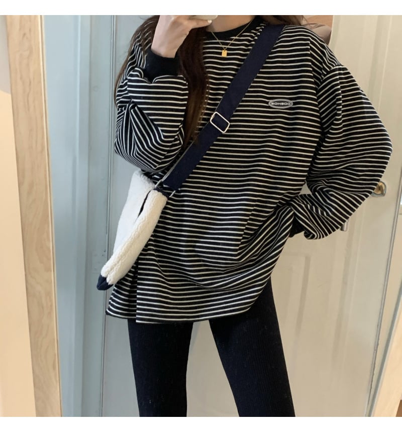 Thin Striped Sweater Image 4