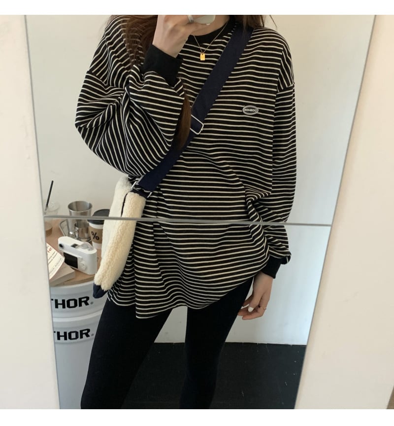 Thin Striped Sweater Image 3