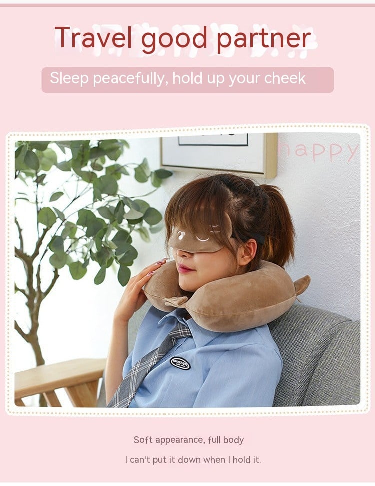 Memory Foam U-shaped Pillow - Old Tiger Style