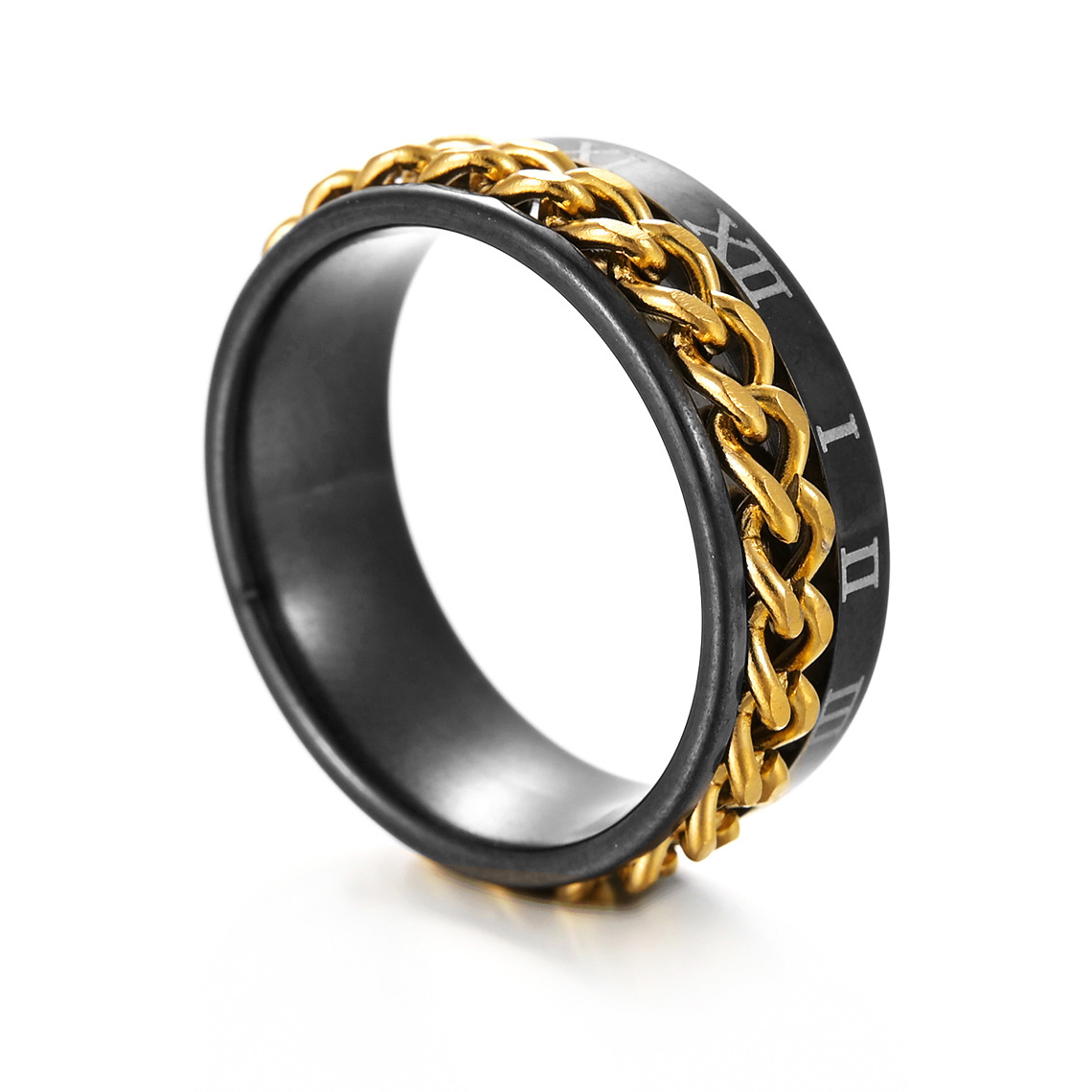Fashion Roman Numerals Chain Ring - Image 5