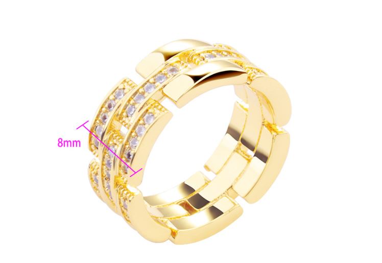 Simple Stitching Ring Pair 6
