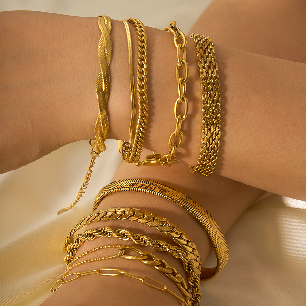 Stainless Steel Ornament Bracelet 10