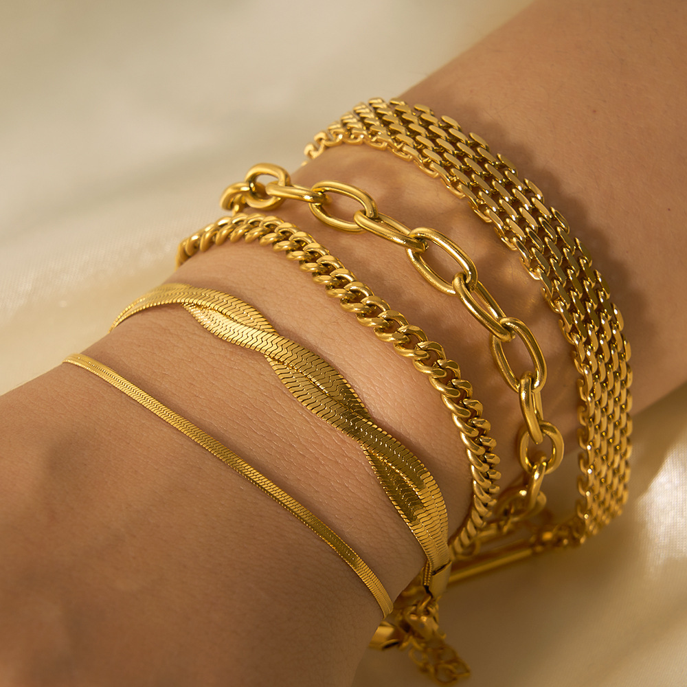 Stainless Steel Ornament Bracelet 1