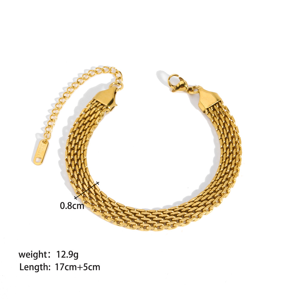 Stainless Steel Ornament Bracelet 14