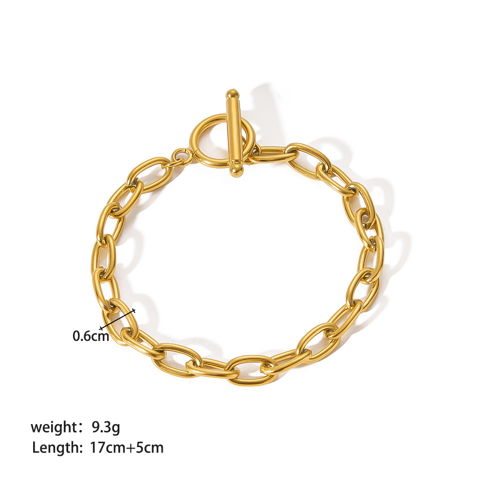Stainless Steel Ornament Bracelet 16