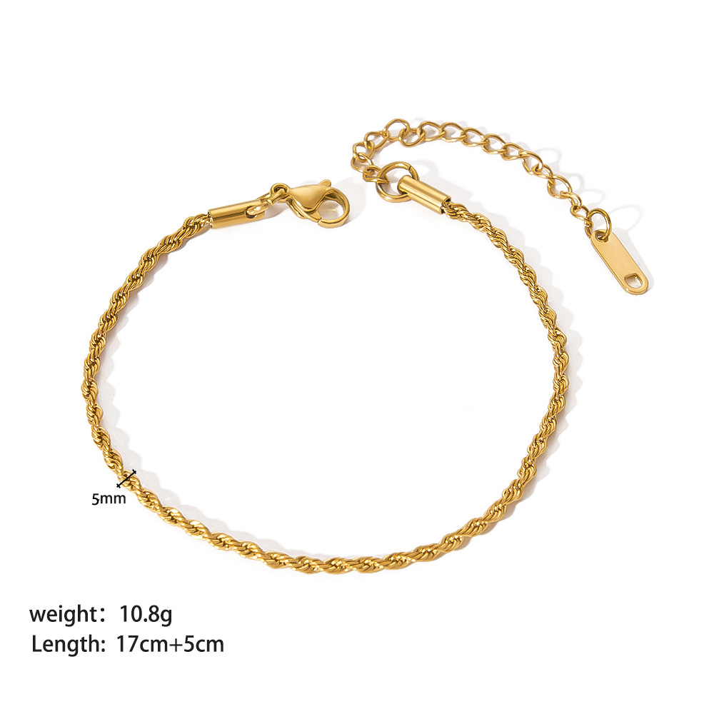 Stainless Steel Ornament Bracelet 13
