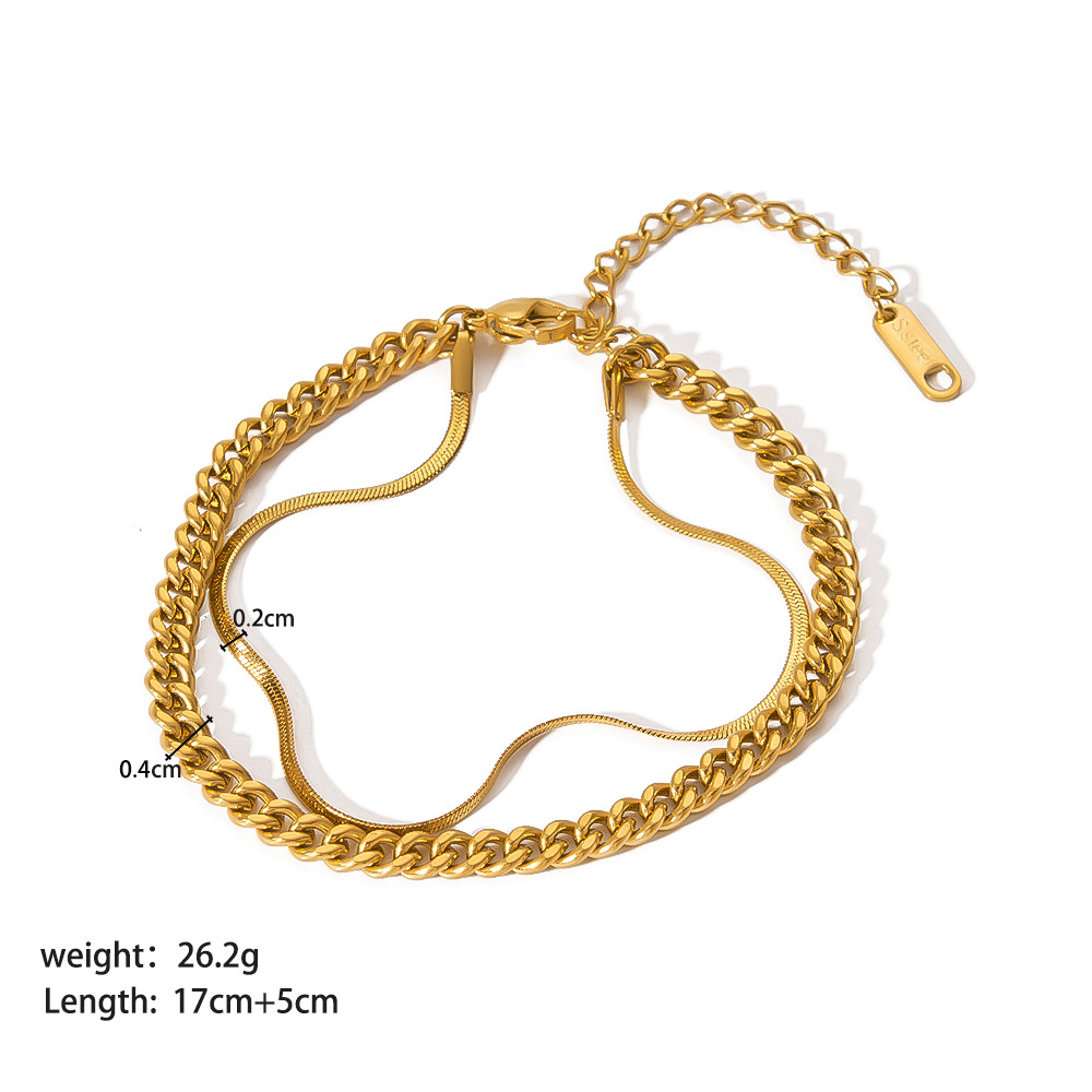Stainless Steel Ornament Bracelet 9