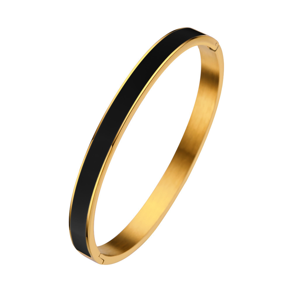 Stainless Steel Color Epoxy Women's Bracelet Image 6