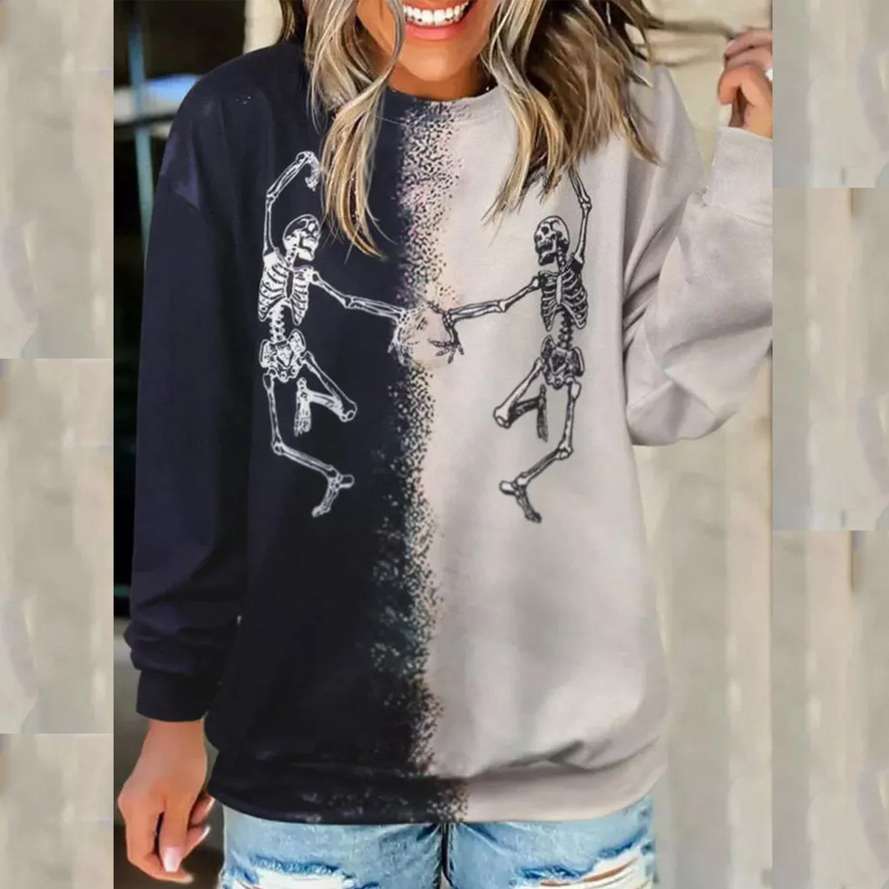 Printed Sweater Image 6