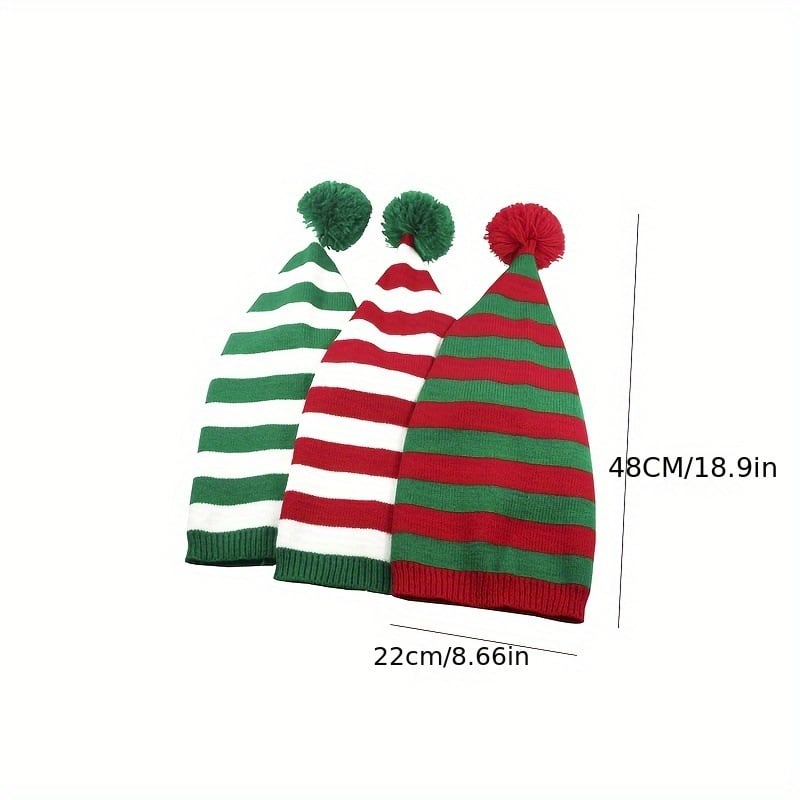 Christmas Knitted Woolen Cap Image 5