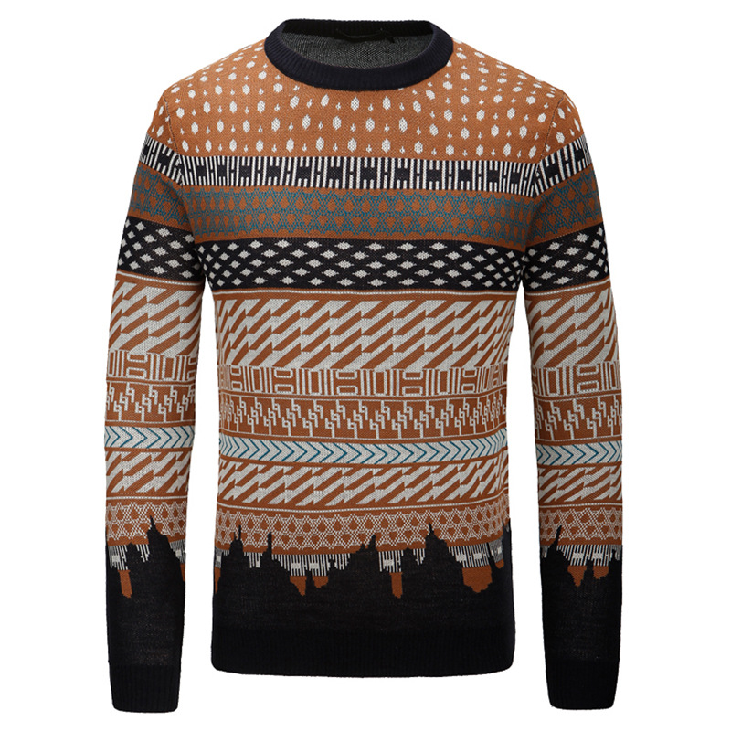 Contrasting Color Sweater Image 2
