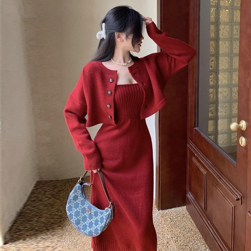 Temperament Camisole Dress - Image 1