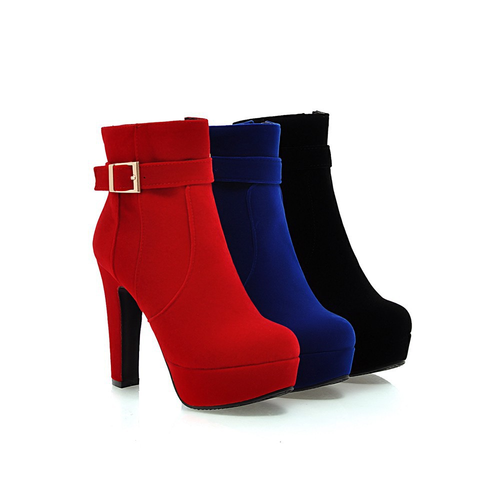 Boots with Thick Heel