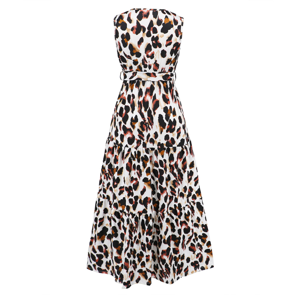 Leopard Print Long Dress