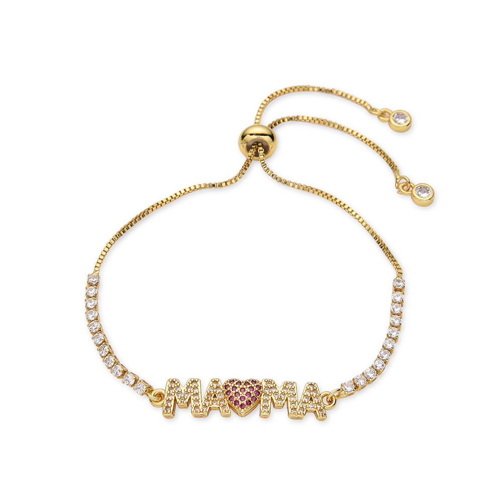 Women's Gold Mother's Day Bracelet