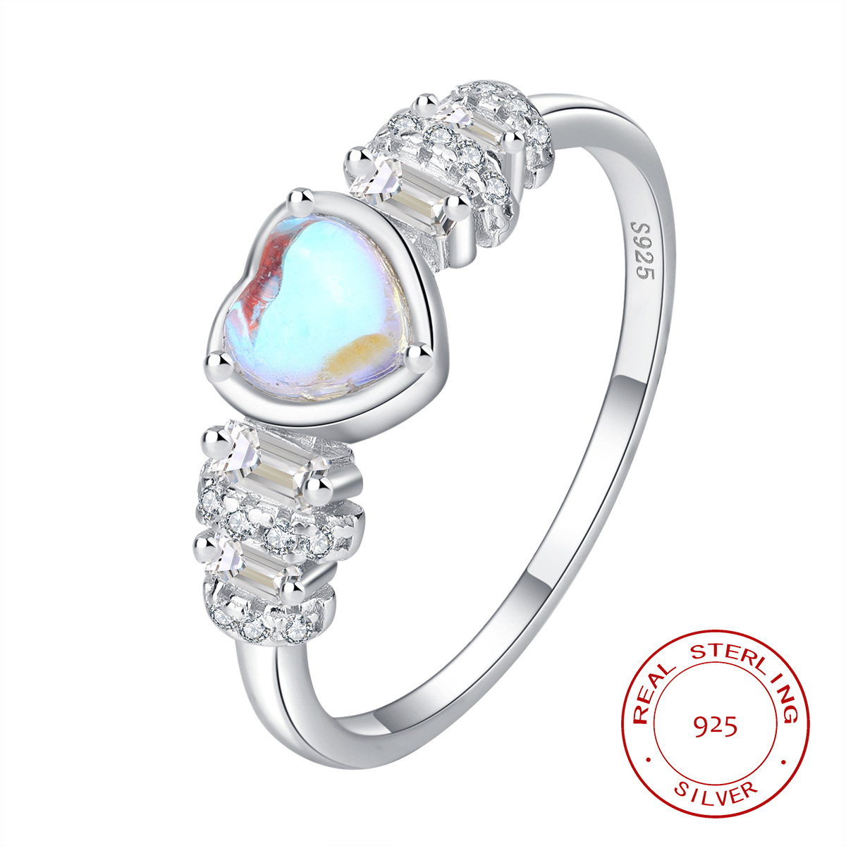 Love Heart-shaped Ring Image 4