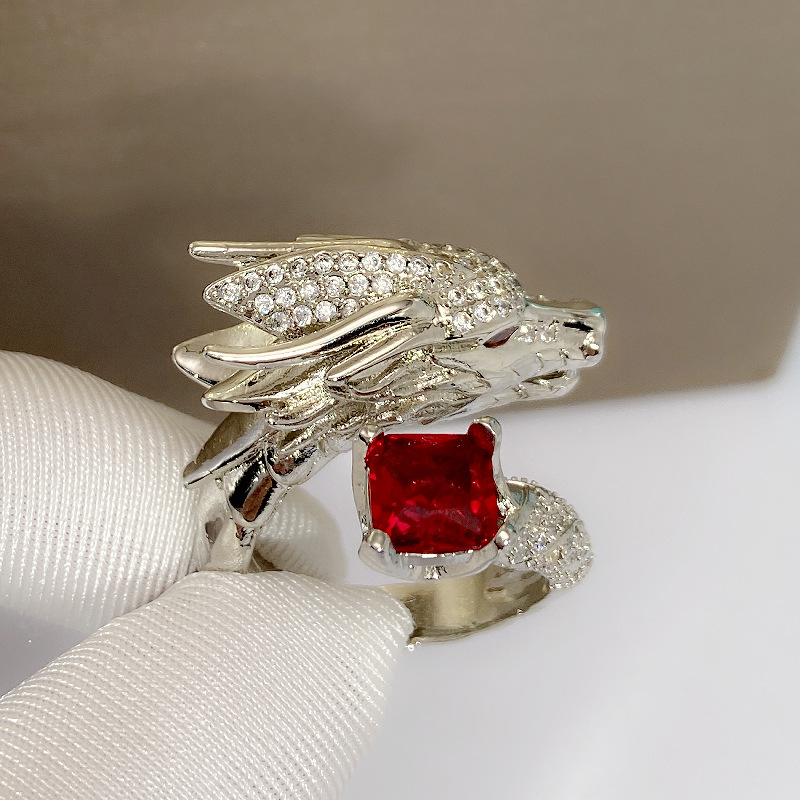 Full Diamond Tyrannosaurus Rex Ring - Lifestyle Image