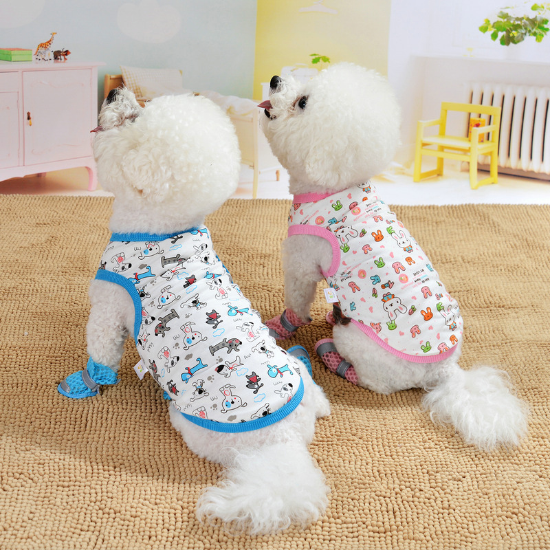 Floral Small Dog Teddy Vest 8