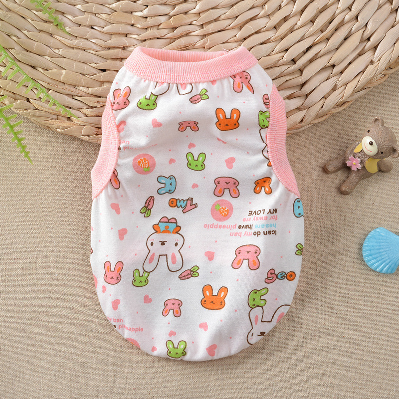 Floral Small Dog Teddy Vest 2