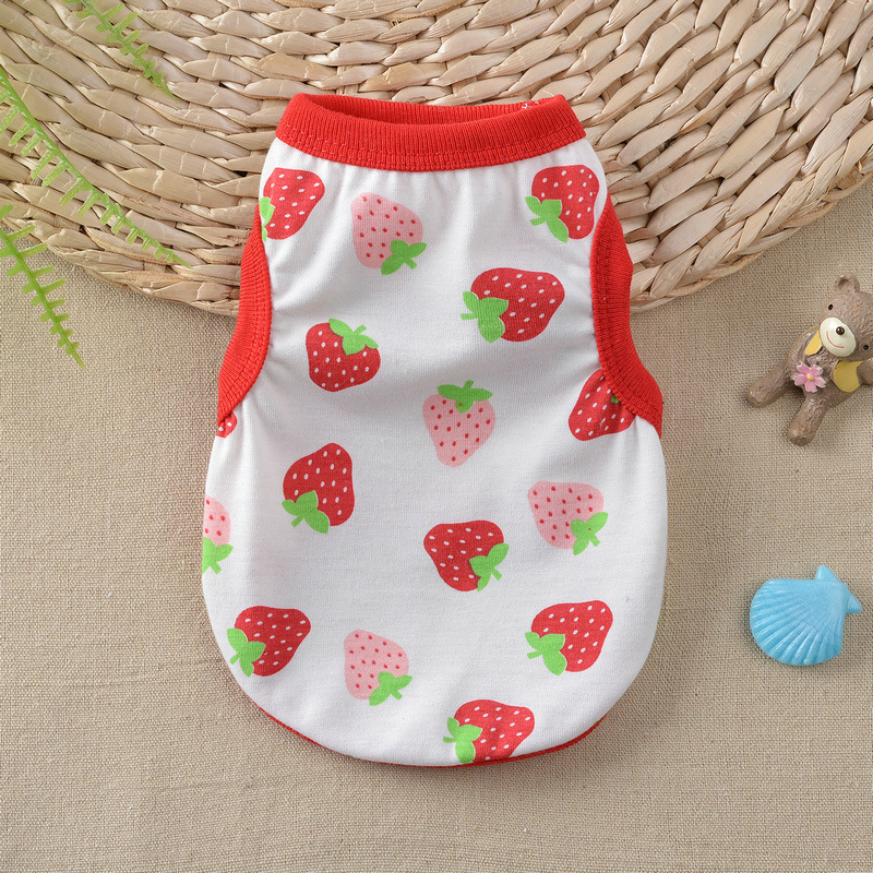 Floral Small Dog Teddy Vest 5