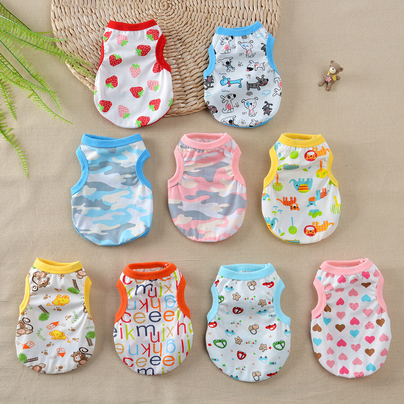 Floral Small Dog Teddy Vest 4