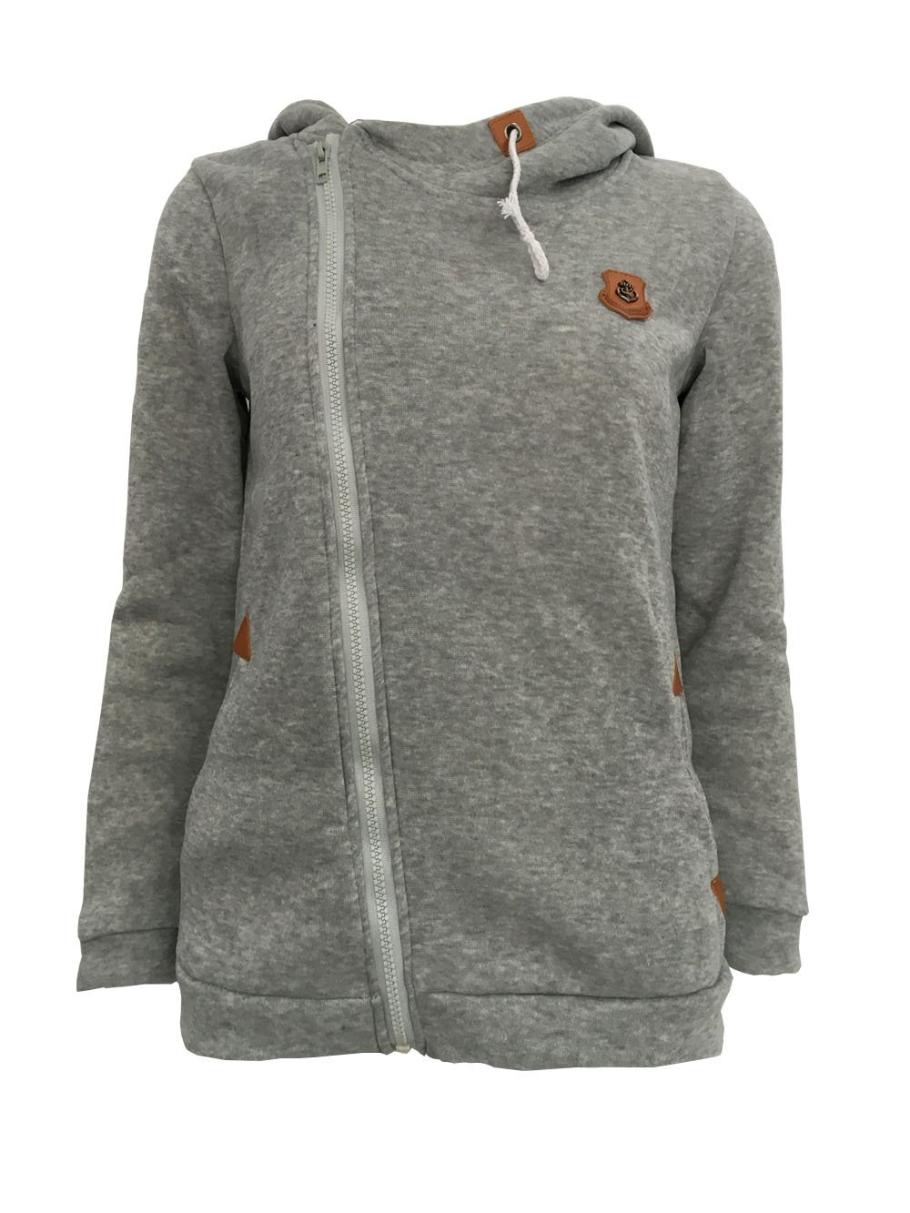 Cardigan Side Zipper Hooded Sweatshirt Jacket