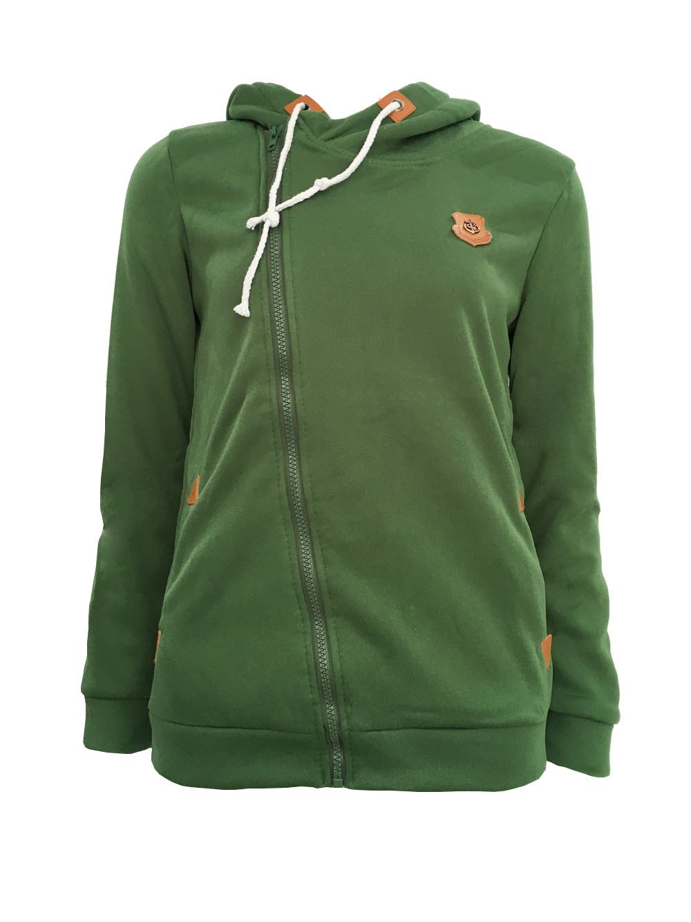 Cardigan Side Zipper Hooded Sweatshirt Jacket
