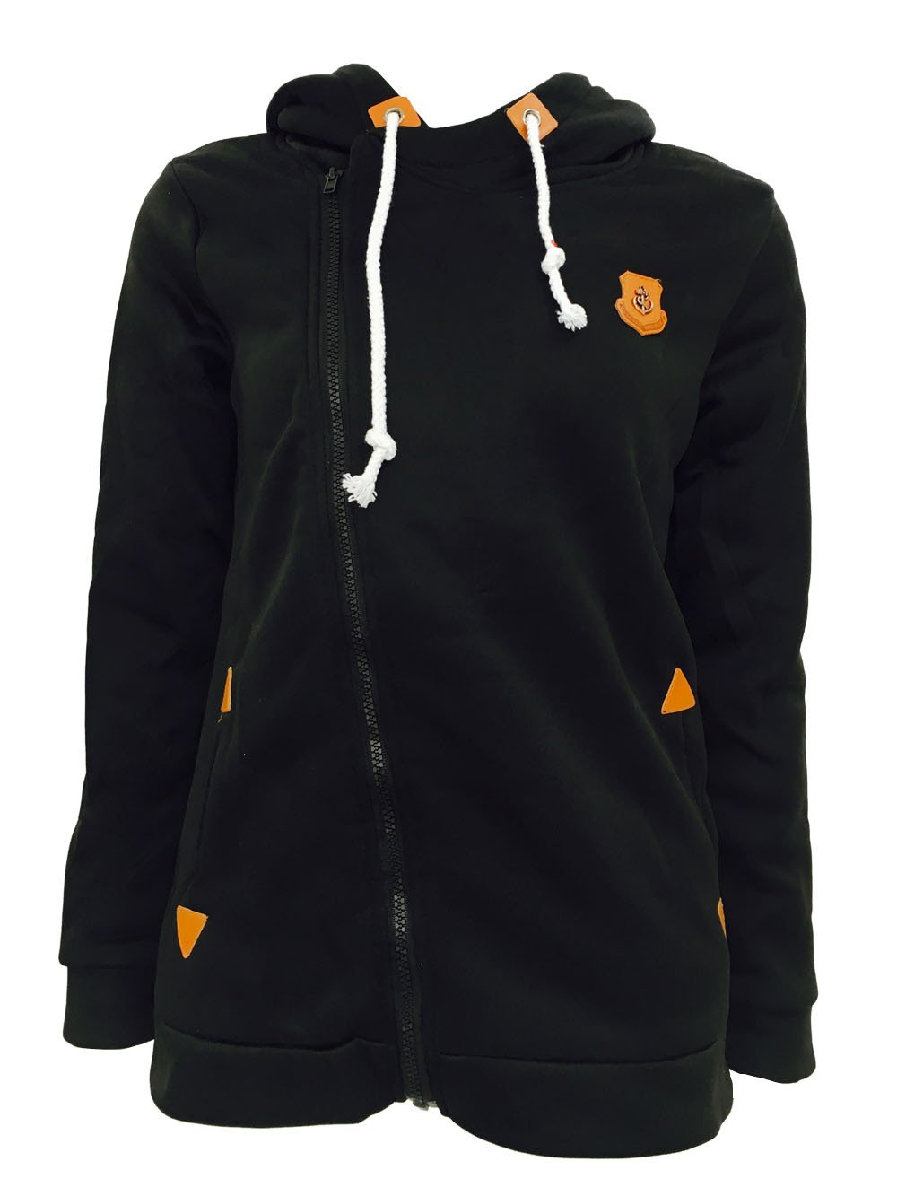 Cardigan Side Zipper Hooded Sweatshirt Jacket