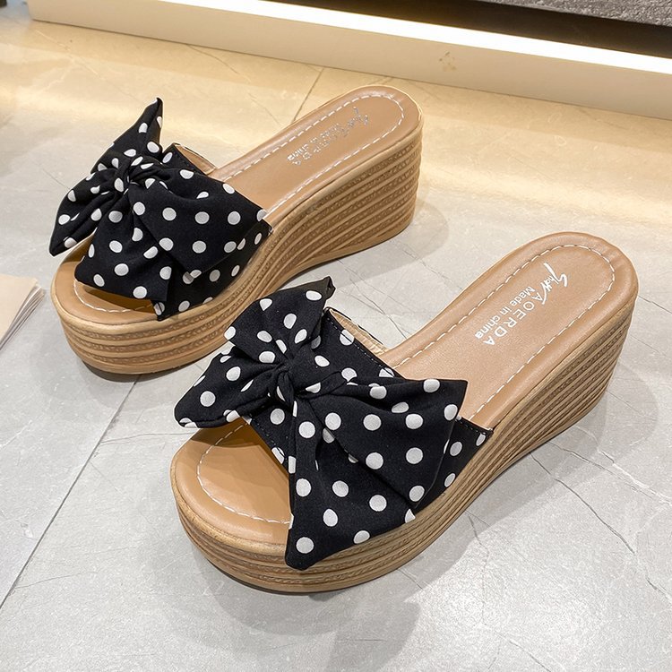 Side view of High Heel Slippers