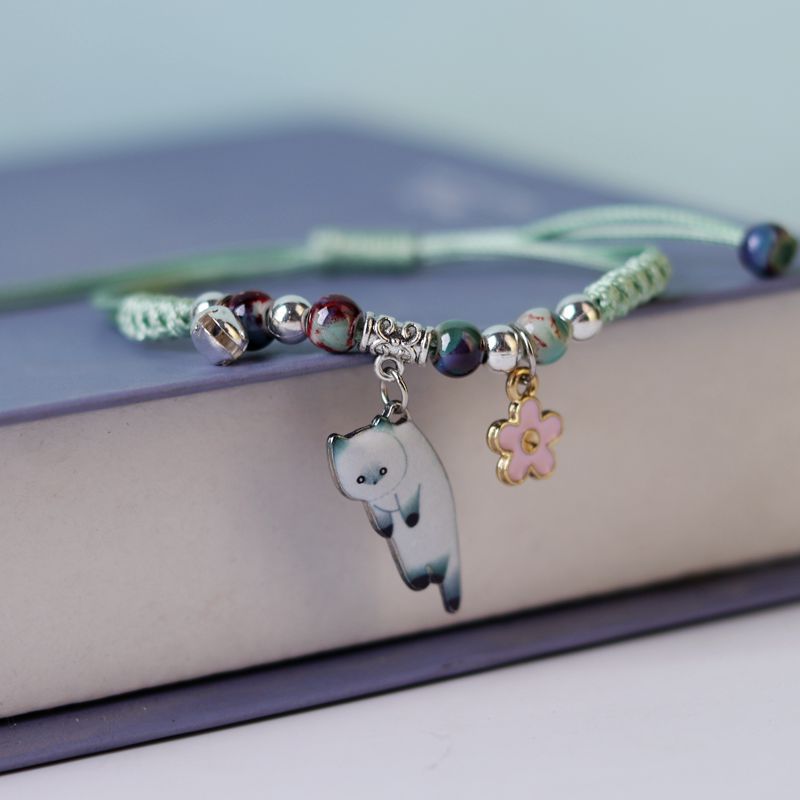 Lazy Cat Bracelet - Lazy Cat White