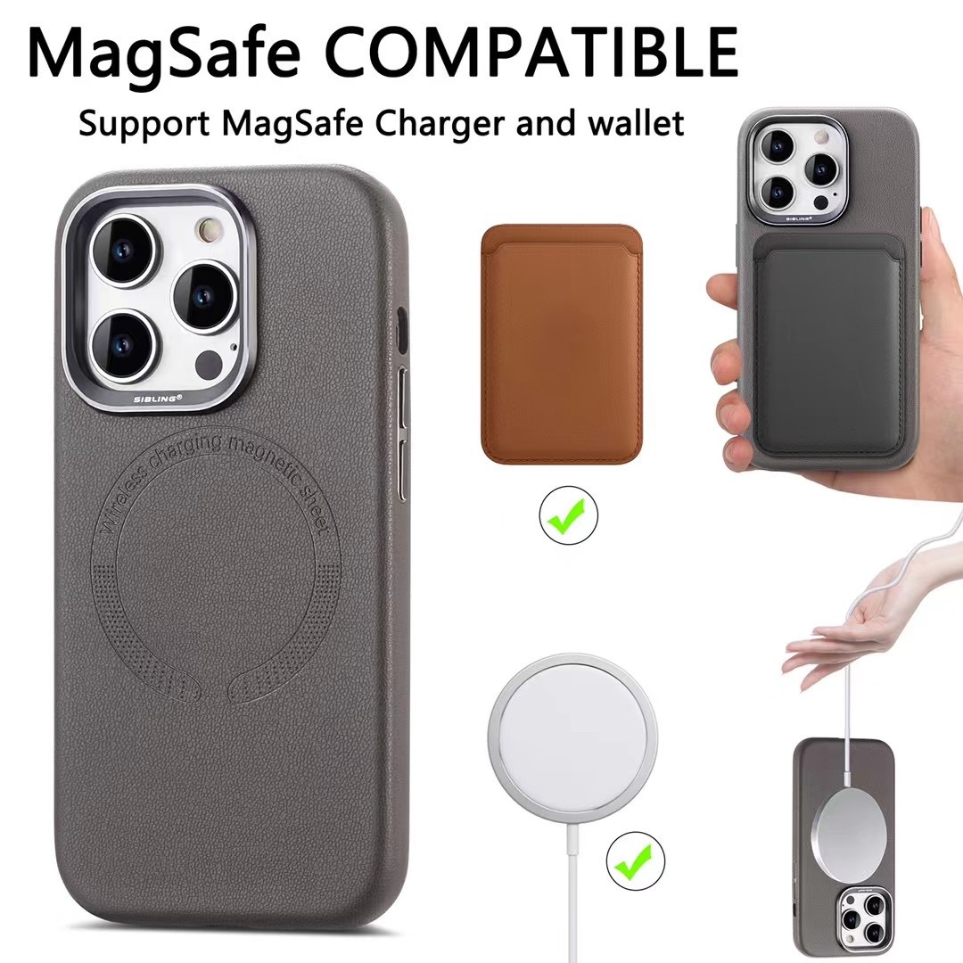 New Business Leather Magnetic Phone Case - Image 1